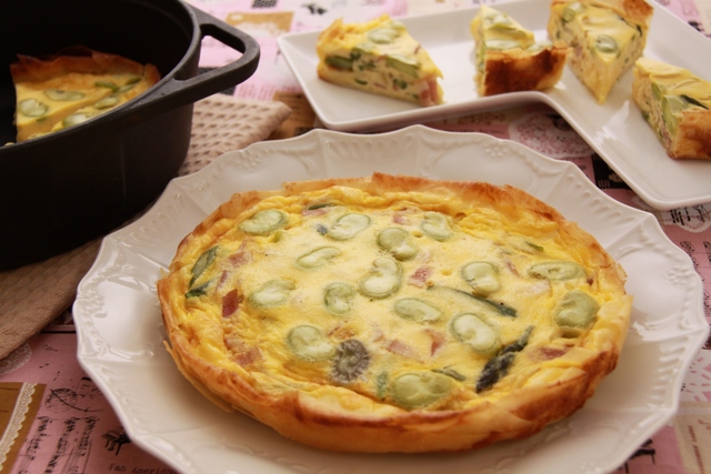 ダッチオーブンレシピ 野菜たっぷり 春マキッシュ 東京ガス ウチコト