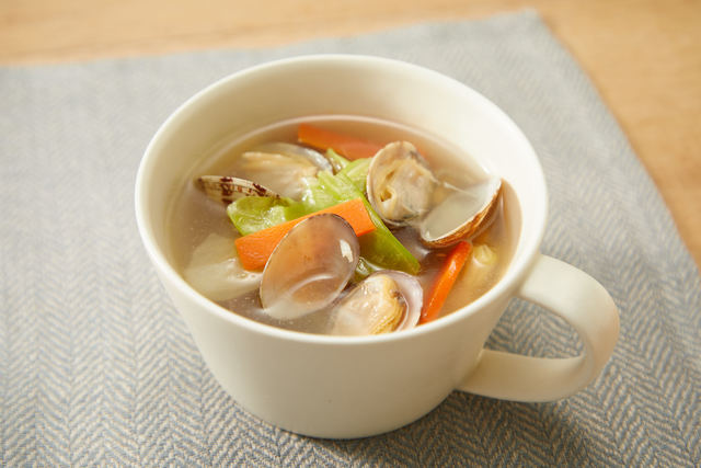 レシピ 旨みたっぷり あさりと春キャベツのスープ 東京ガス ウチコト