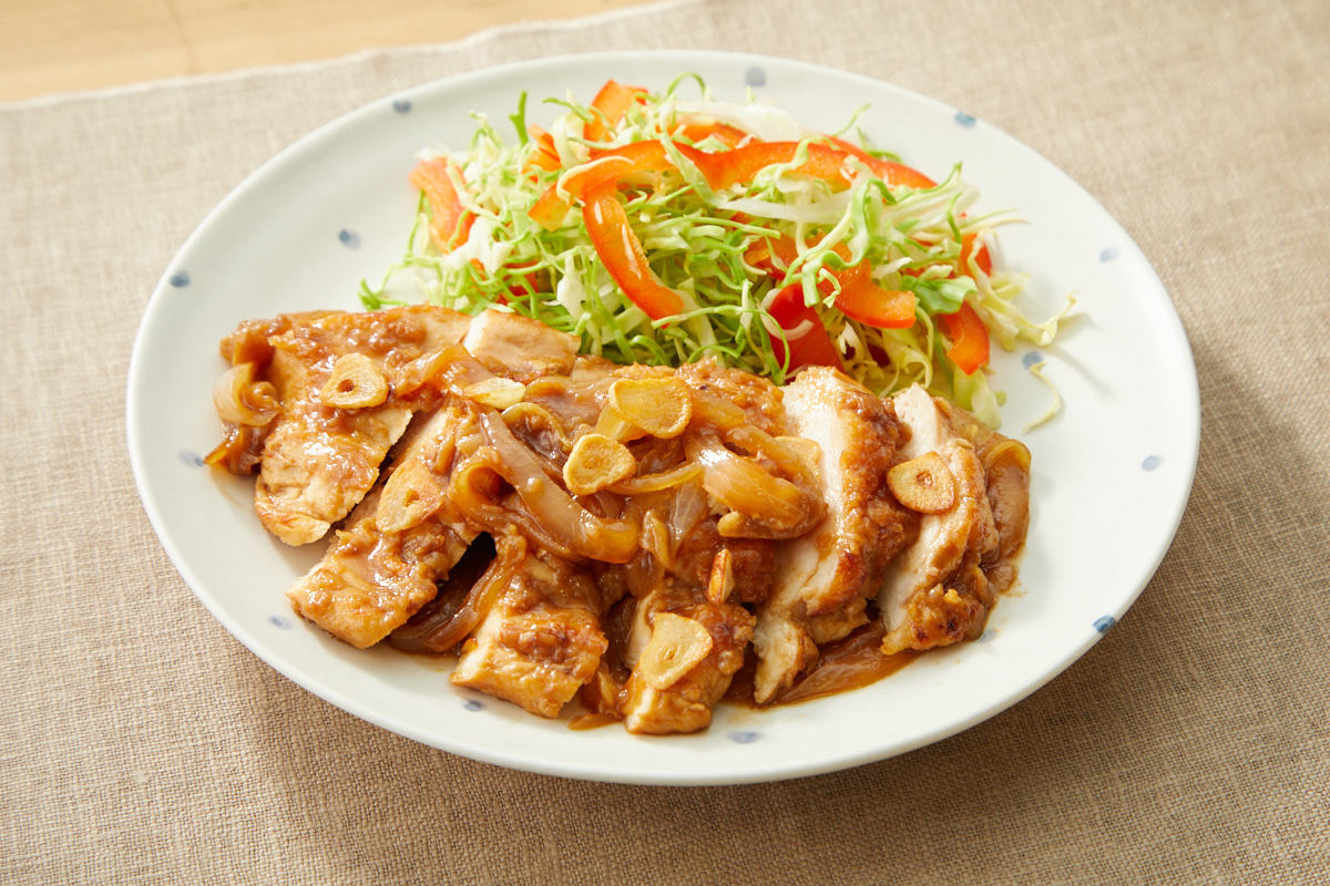 レシピ 驚くほど柔らか 鶏むね肉のトンテキ風 東京ガス ウチコト