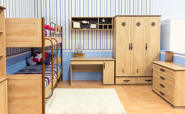 統一感のある家具で揃えた部屋のイメージ