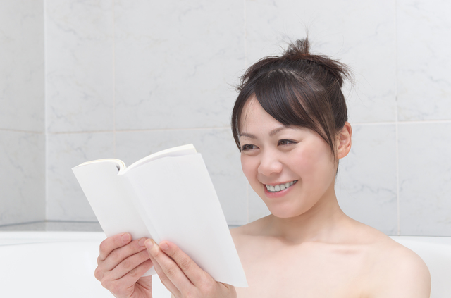 お風呂で読書