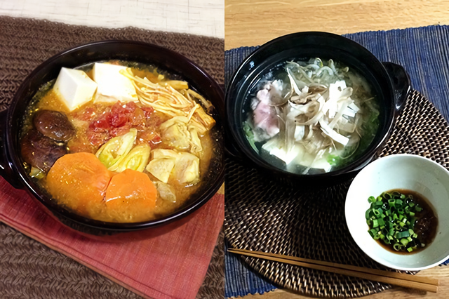 カレー鍋とたっぷりごぼうのしゃきしゃき鍋