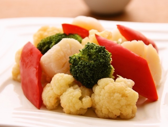 ホタテの温野菜のサラダ