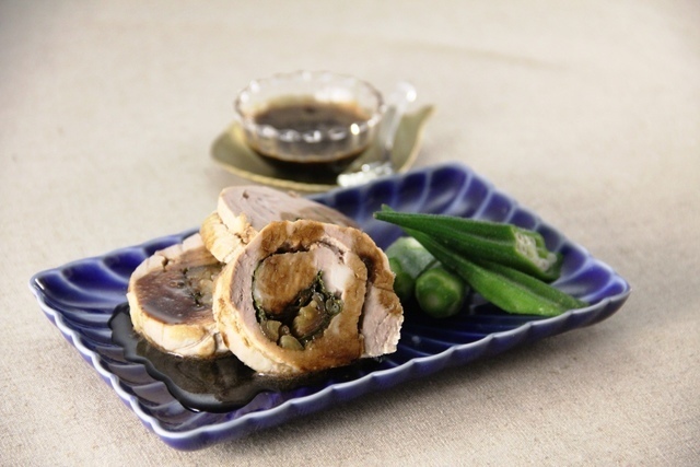 豚ヒレ肉の香味巻
