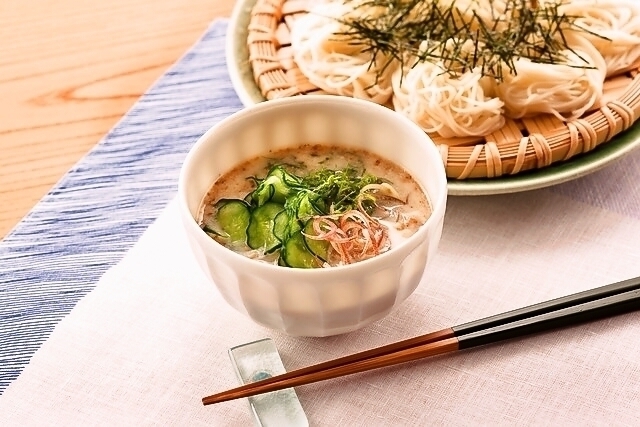 冷や汁そうめん
