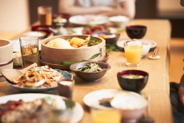 和食が並んだ食卓