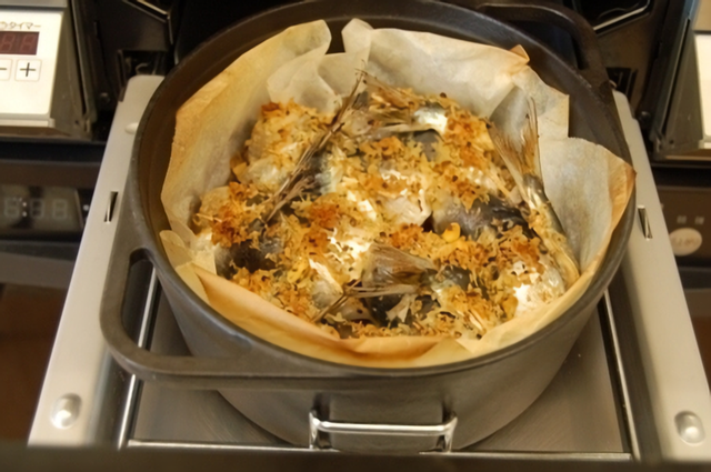 焼き上がったベッカフィーコ