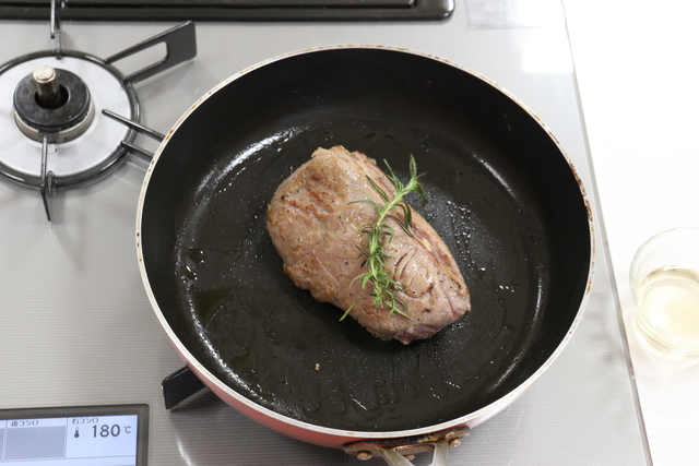 フライパンで焼く