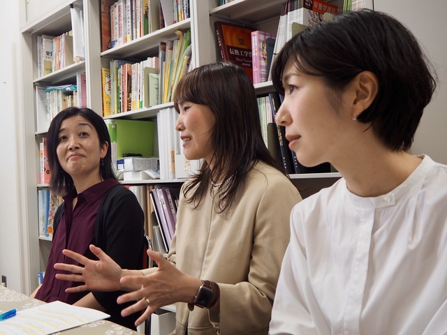 濱田 仁美さん、赤石 記子さん、清水 幸さん