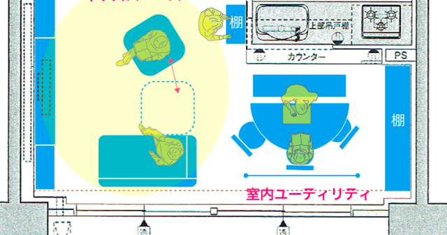 家具配置のアレンジ例