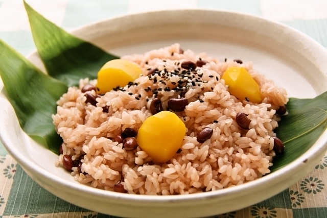 栗入りお赤飯