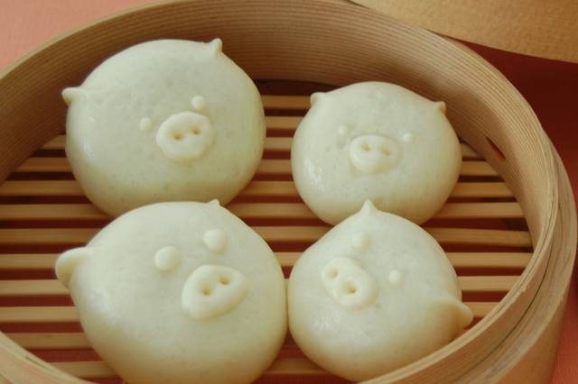 親子ぶたまん