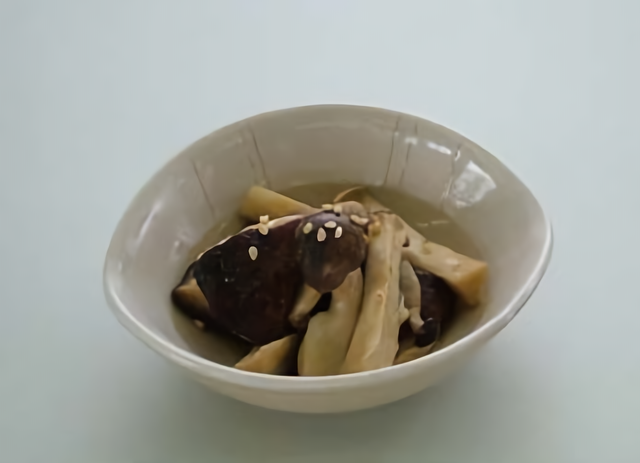 きのこの柚子胡椒和え