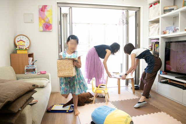 片付け開始