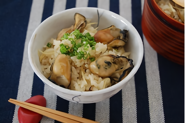 かきの炊き込みご飯
