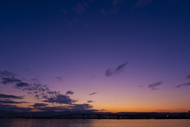 夕暮れの空