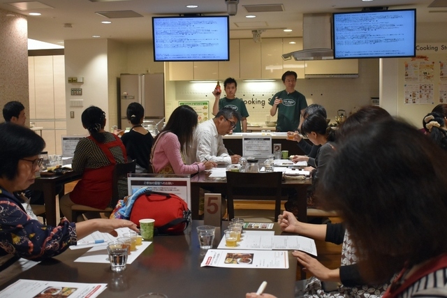 クラフトビールのセミナーの様子