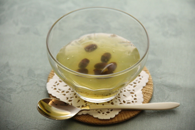 新茶のゼリー