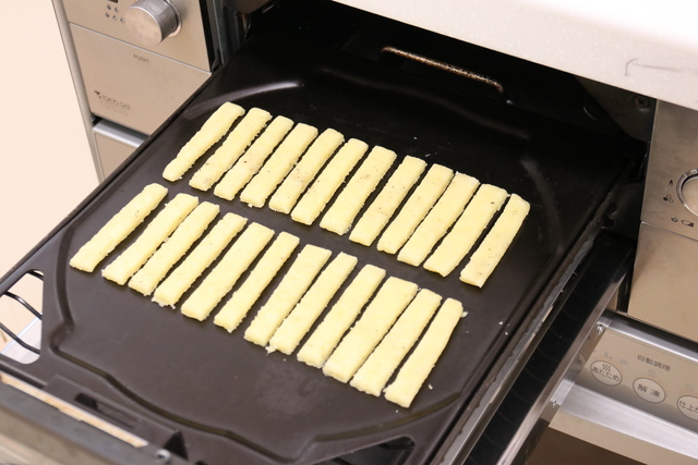 両面焼き水なしグリルで焼く