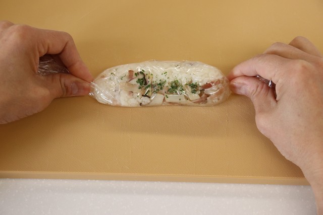 棒状に形を整える