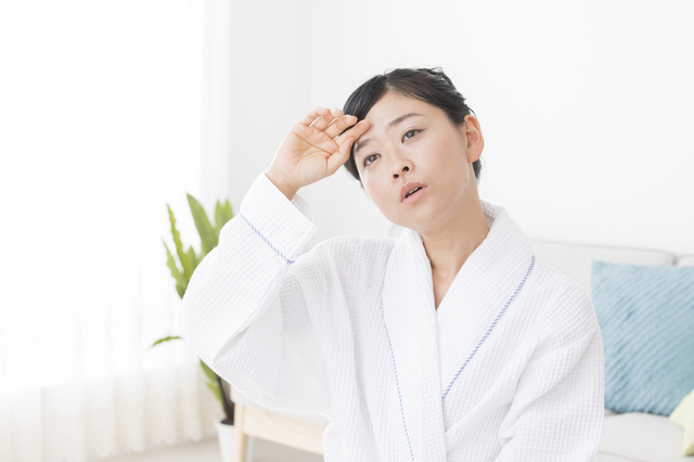 湯上がりの人