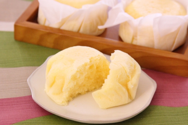 チーズ蒸しパン