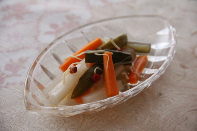 山椒風味のピクルス