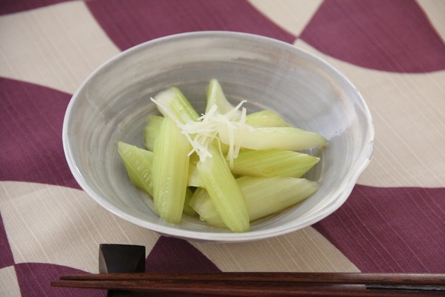 セロリの即席漬け