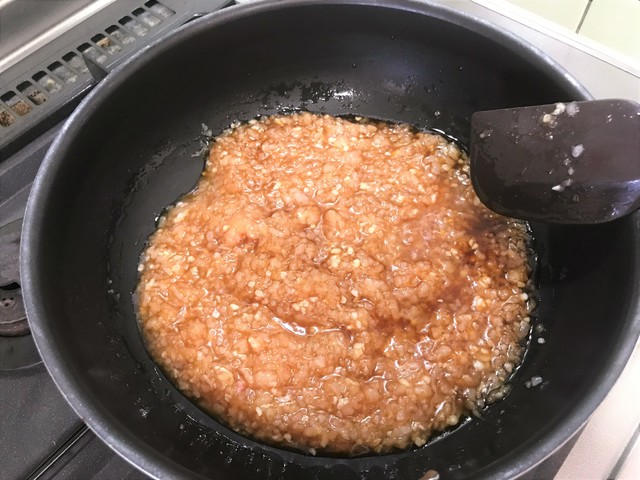 そぼろ混ぜる