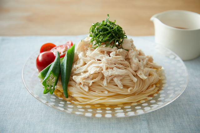 さっぱりぶっかけそうめん