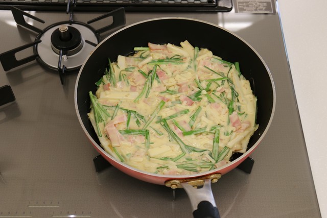 フライパンで焼く