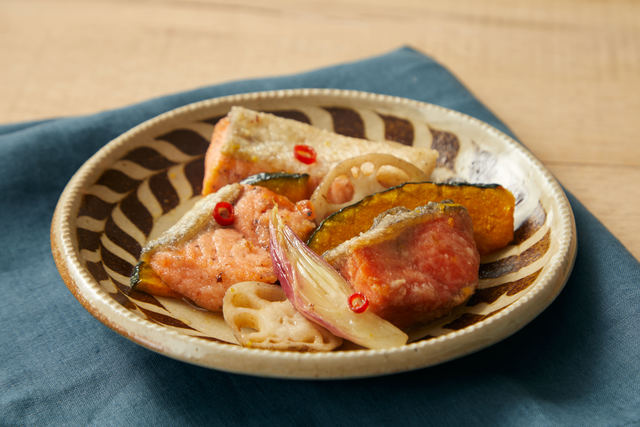 秋鮭と野菜の南蛮漬け