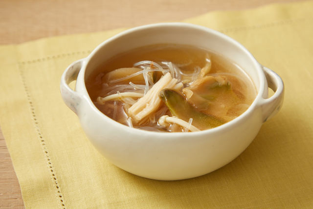 春雨とザーサイのうまみスープ