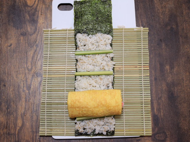 海苔で巻く
