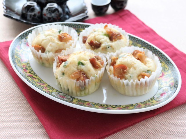 鶏肉の中華蒸しパン