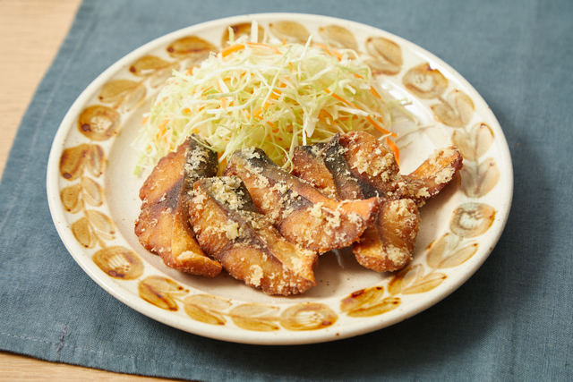 サバのカレー竜田揚げ