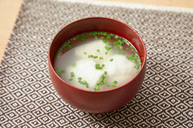 落とし大和いものお吸い物
