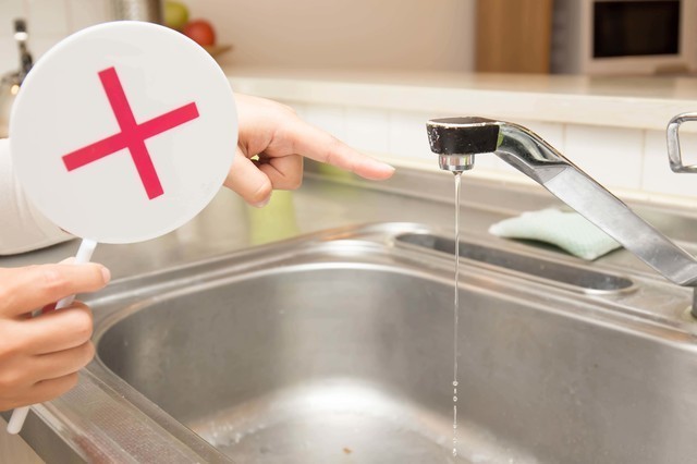 水の出しっぱなしに注意