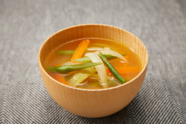 炒め野菜のコクうま味噌汁