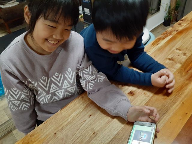みいみを楽しむ子どもたち