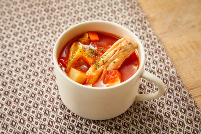 チキンスペアリブ入りミネストローネ