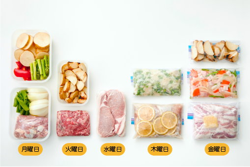 下ごしらえ済み食材