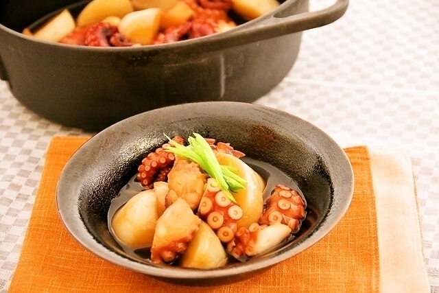 タコとカブの煮物