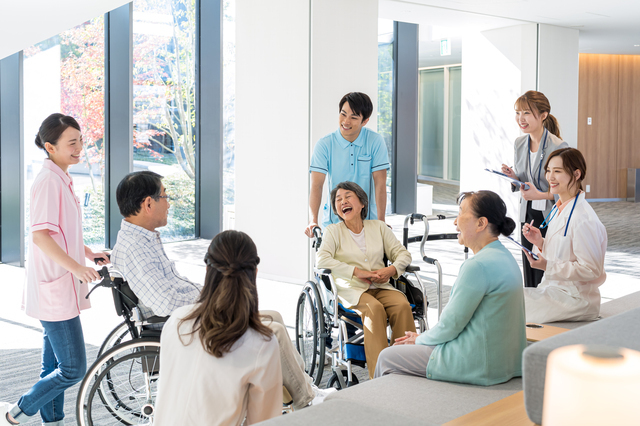 介護施設での様子