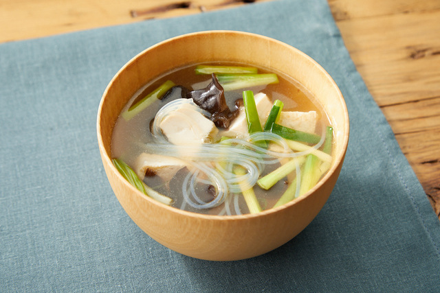豆腐と春雨の中華スープ