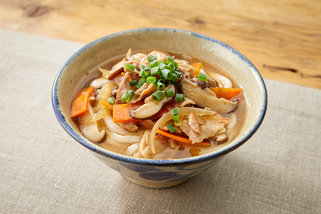 きのこあんかけうどん