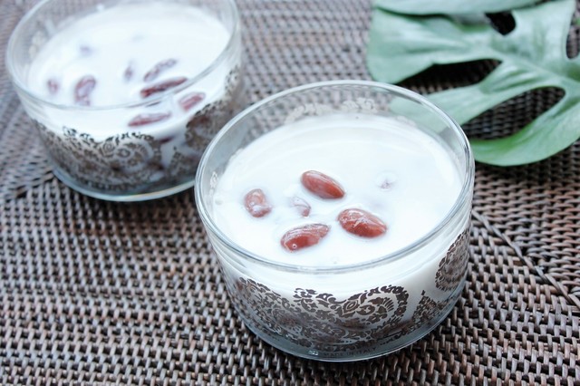 金時豆のココナッツミルクぜんざい