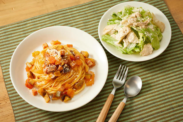 夏の一汁一菜献立レシピ 11 木曜日 ラタトゥイユのスパゲティ 他 東京ガス ウチコト