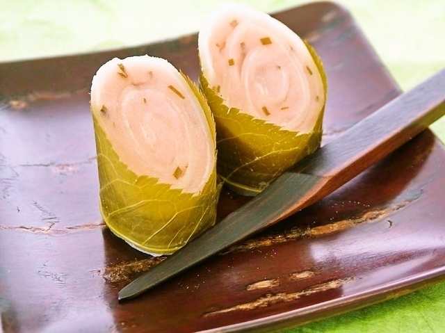 桃色あんの砧巻き