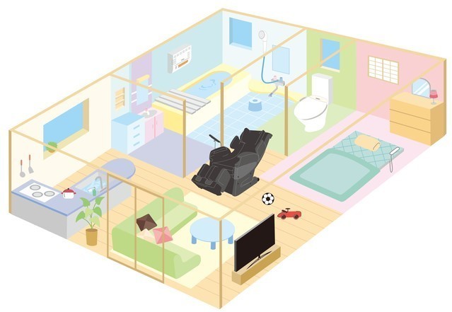 家の中のイメージ図